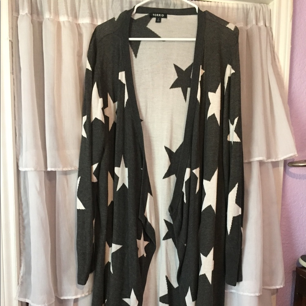 Torrid Star Duster Cardigan